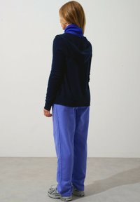 Authentic Cashmere COLOMBIS FULL ZIP WITH HOOD - Kardigan - navy