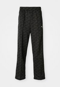T7 RELAXED TRACK PANTS - Tracksuit bottoms - black