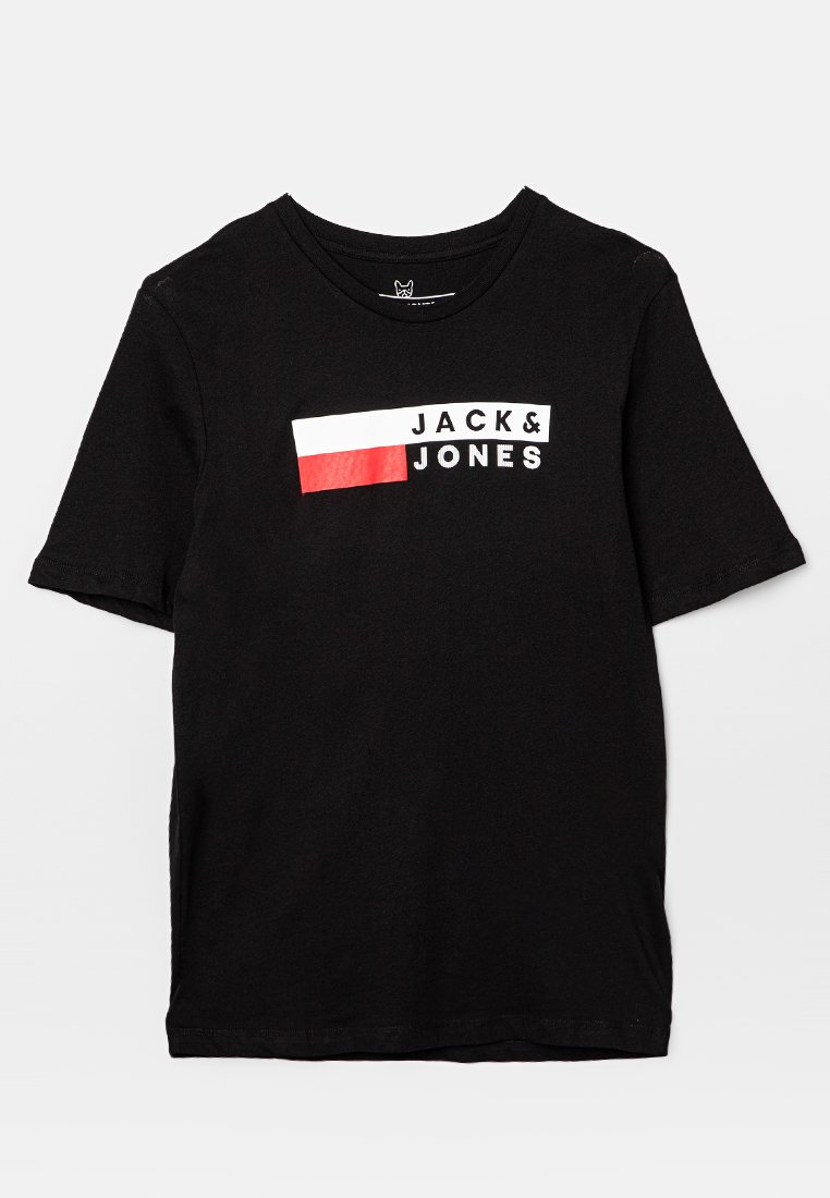 Jack & Jones Junior T-shirt print zwart