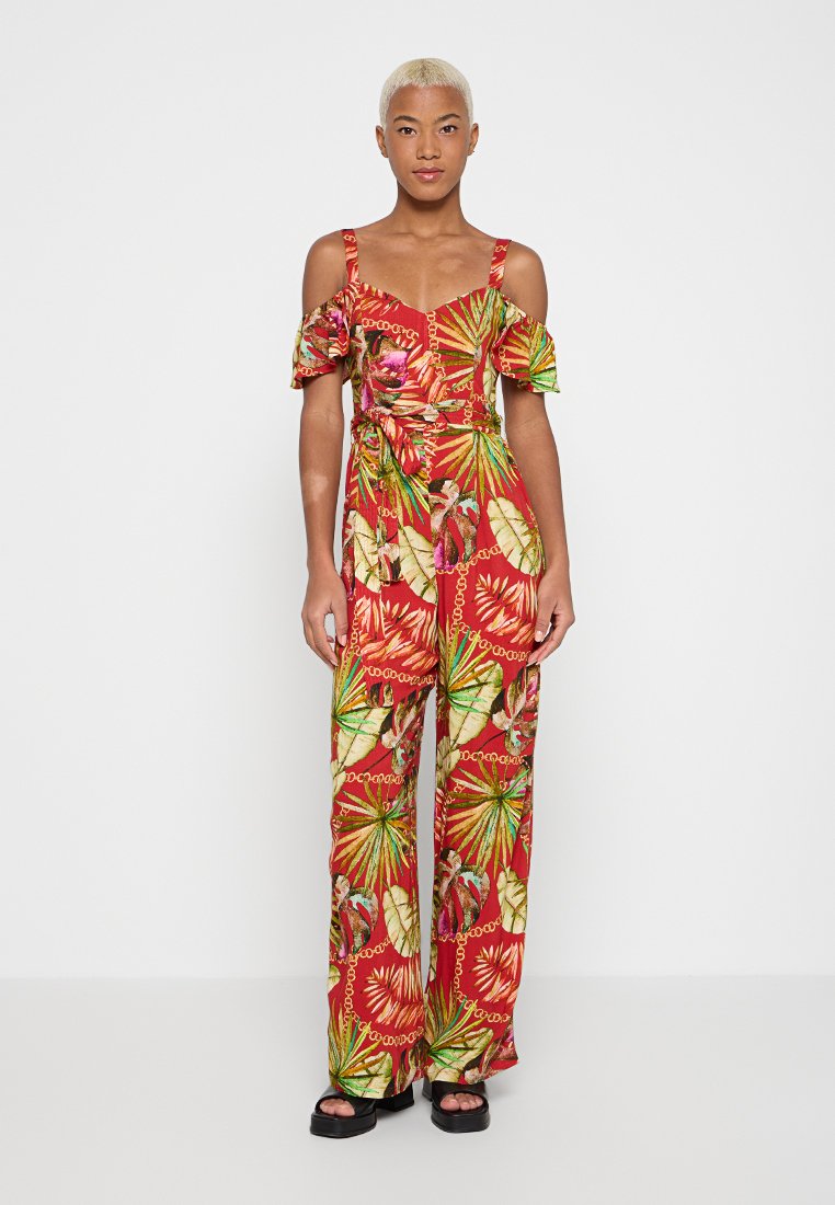 Guess Jumpsuit groen gemêleerd