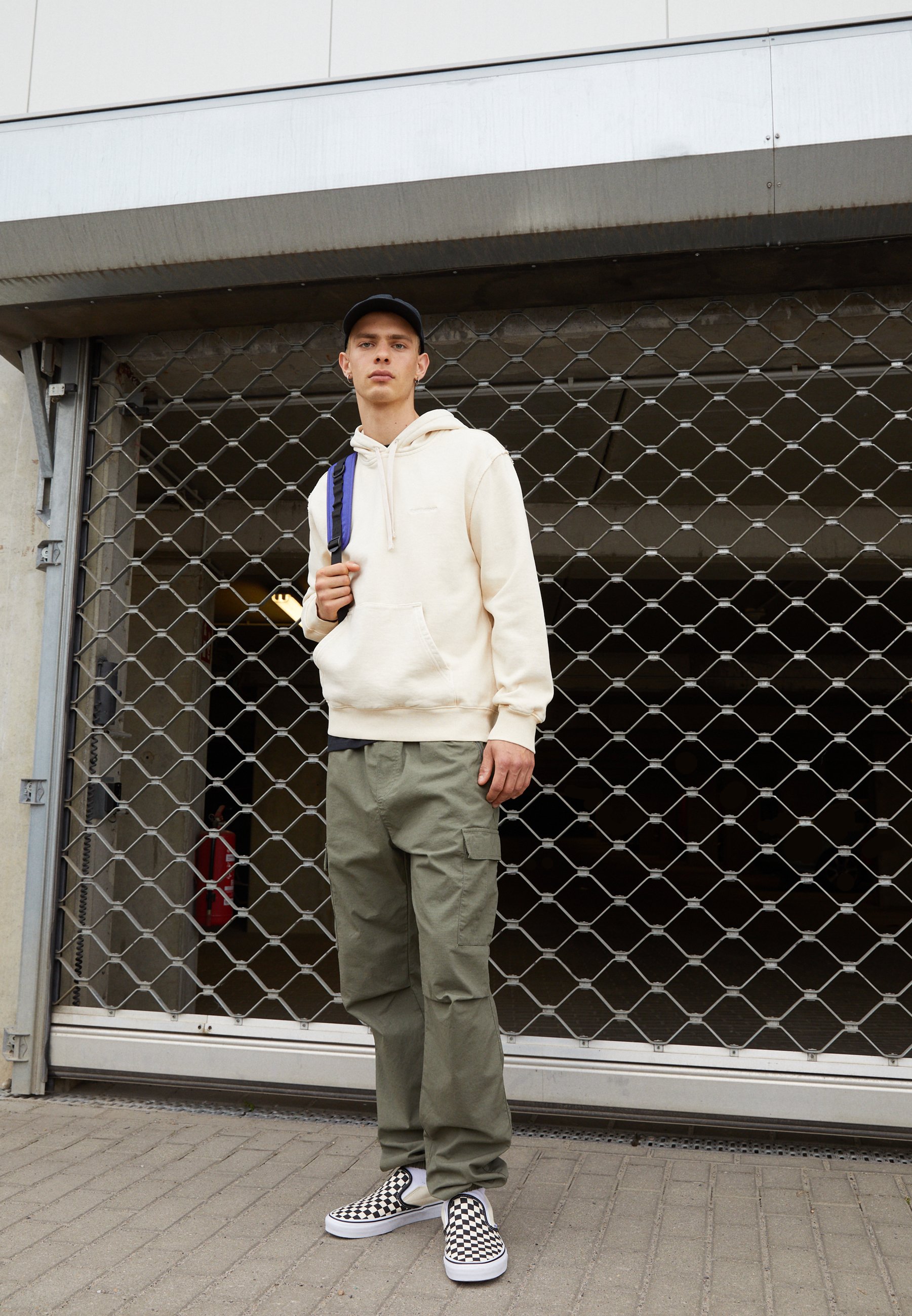 Carhartt WIP HOODED MARFA - Hoodie - calico moon wash/off-white -  Zalando.co.uk