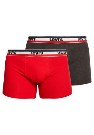 Levi's® LOGO BOXER BRIEF 2 PACK - Boxer briefs - red/black