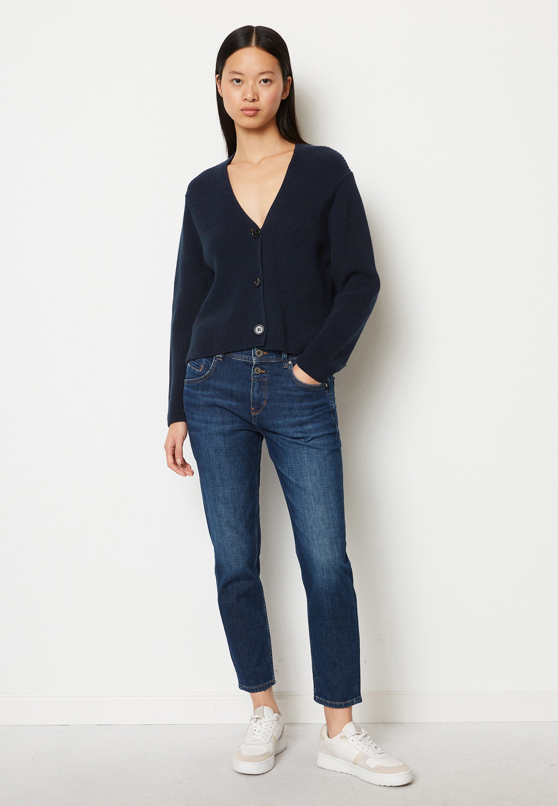 売れ筋商品|||マルコポーロ ニット&セーター レディース アウター CARDIGAN LONGSLEEVE V-NECK - Cardigan - night sky Marc O'Polo CARDIGAN LONGSLEEVE V-NECK - Cardigan - night