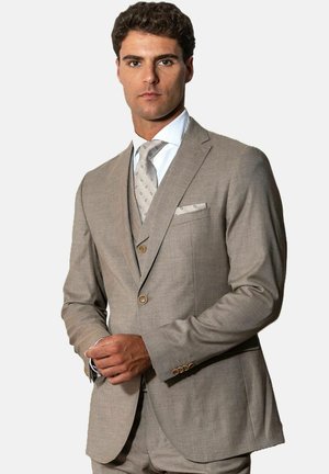 Real Guys, SET BESTEHEND AUS KRAWATTE UND  EINSTECKTUCH - Pocket square - beige