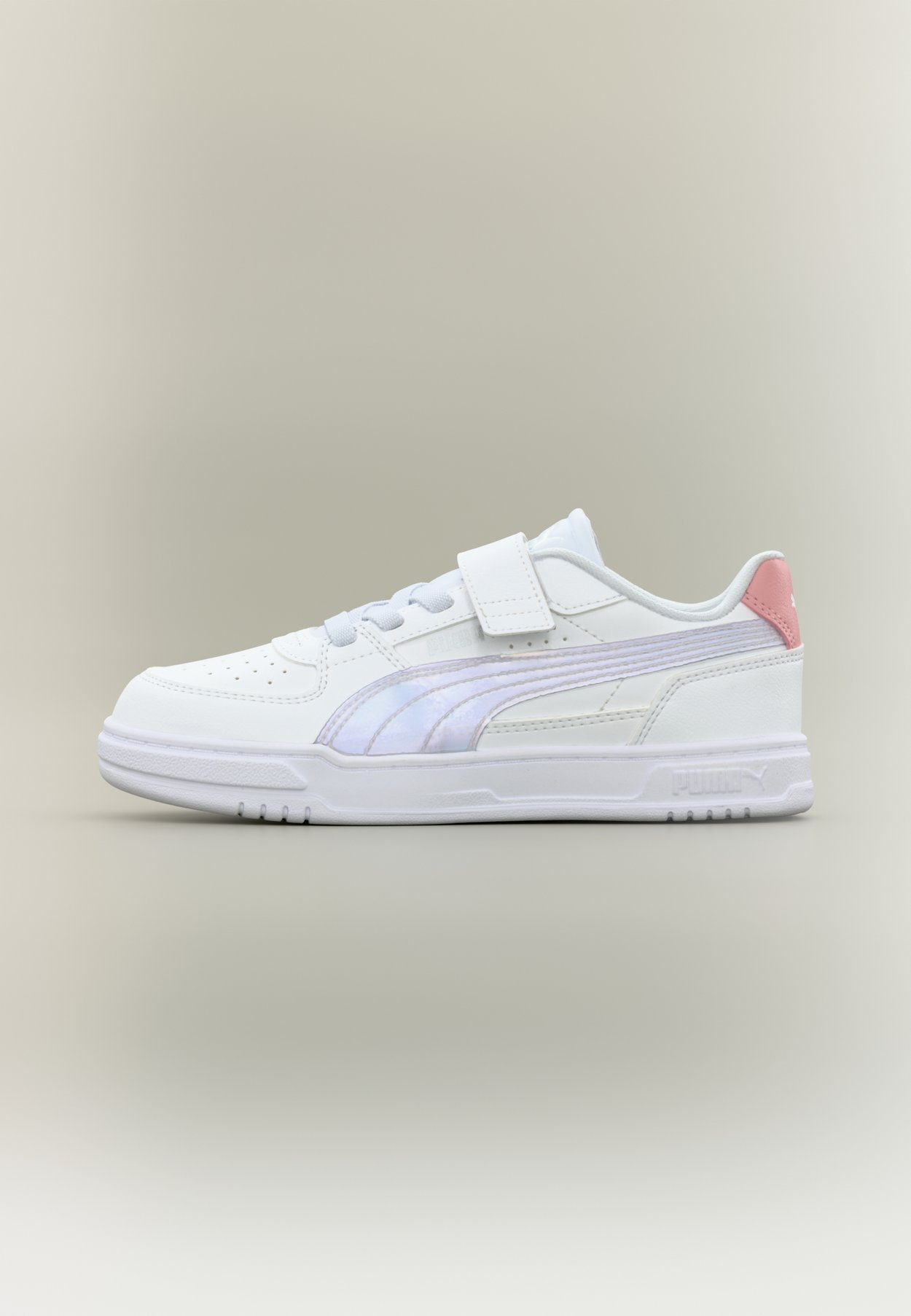 PUMA CAVEN III HOLO 2.0 UNISEX - Trainers - white/rosy outlook/silver-coloured