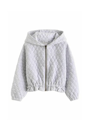 Next QUILTED THROUGH HOODED  - Užtrauktuku užsegamas treningas - grey