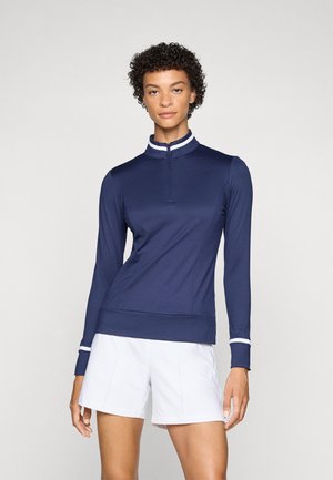 THERMAL LONG SLEEVE COLOURBLOCK TOP - Pikkade varrukatega topp - peacoat