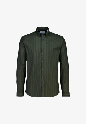 Lindbergh STRIPED - Overhemd - army