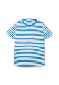 Niewybrane, white mid blue stripe