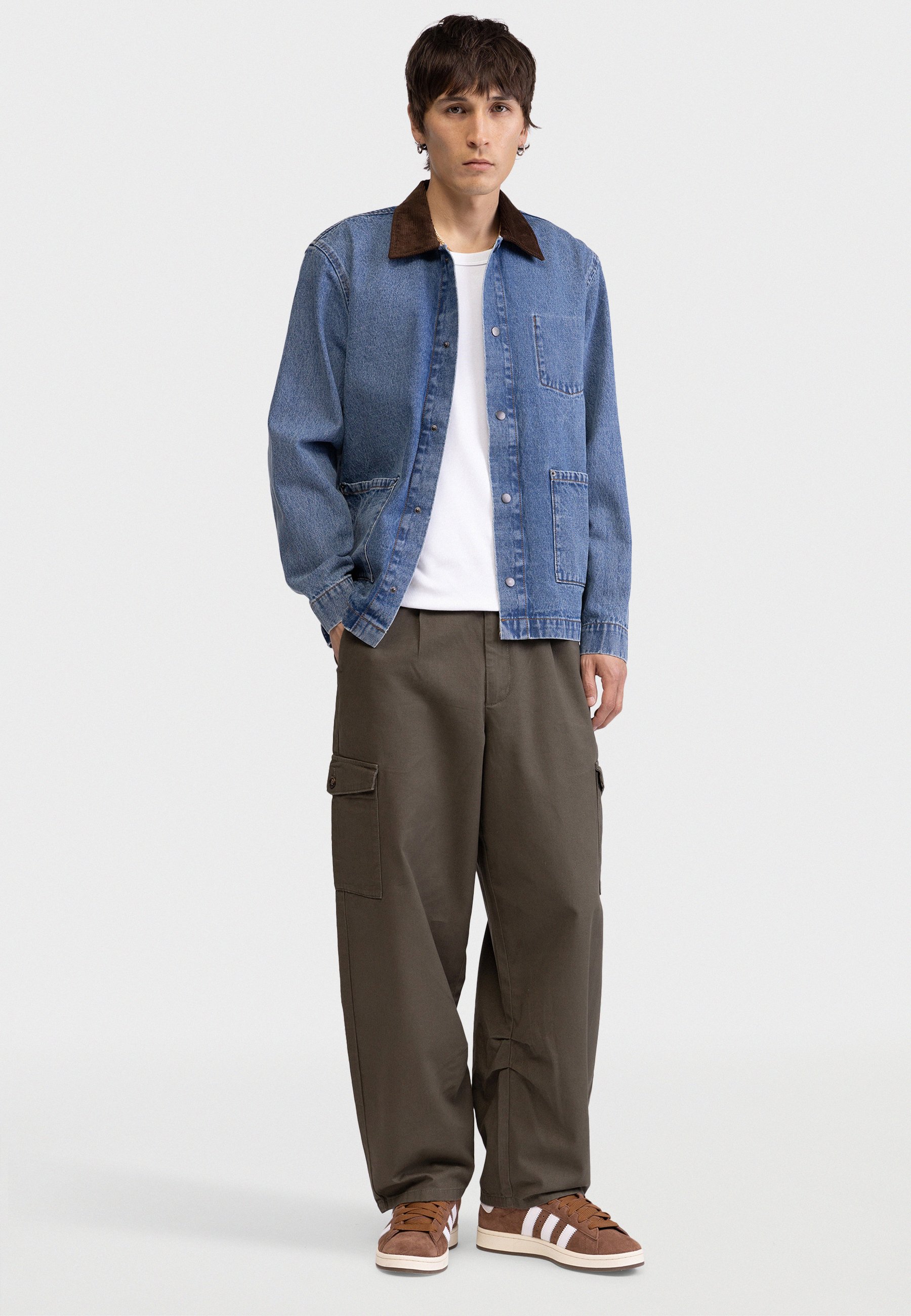 Redefined Rebel WALLACE JACKET REGULAR FIT - Denim jacket - mid