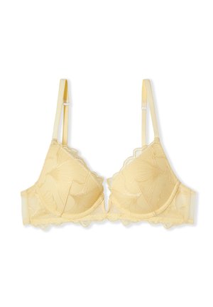 Etam, PRELUDE - Push-up BH - light yellow