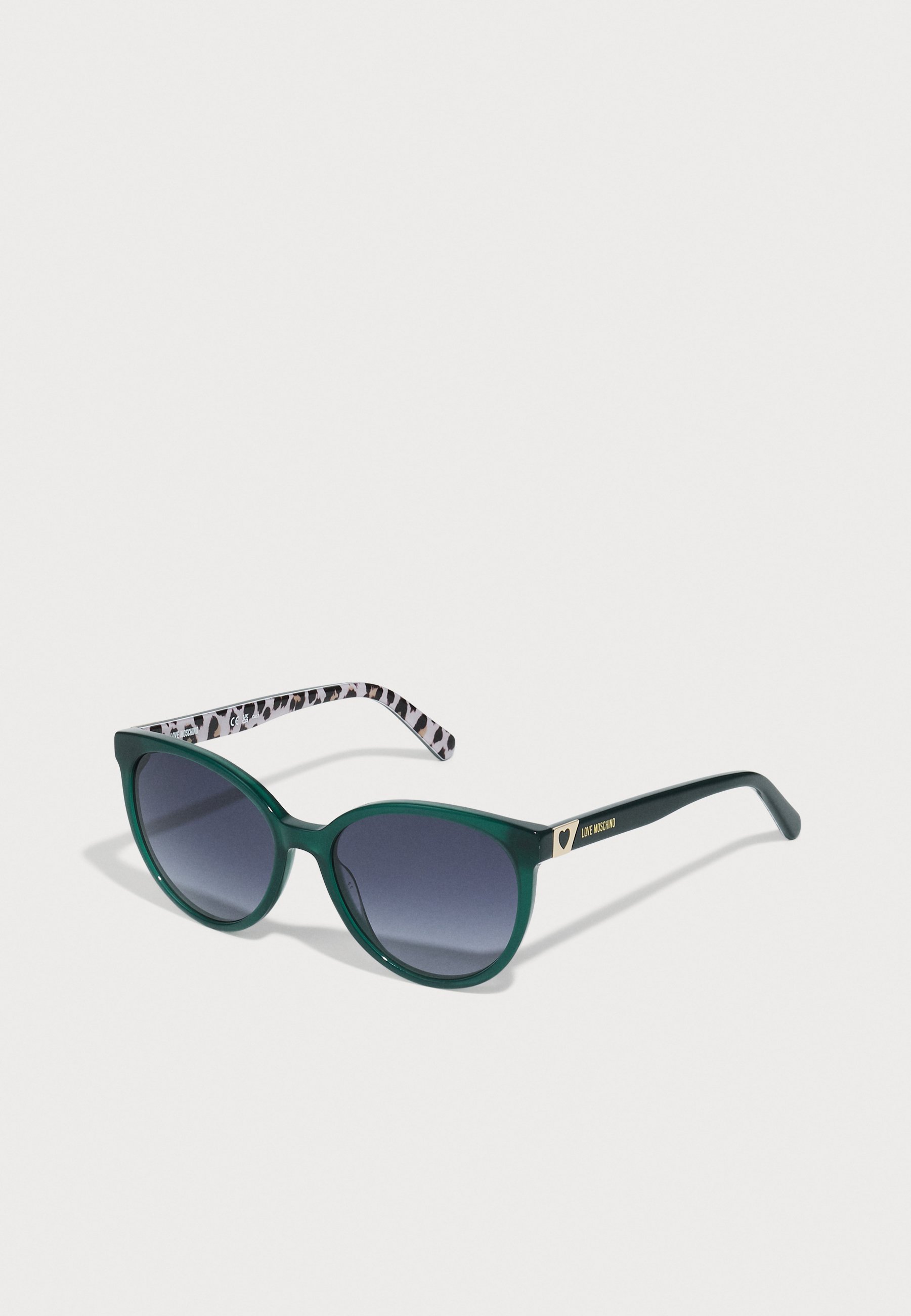 Love Moschino Emerald Green Rectangular Sunglasses Love Moschino MOL041/S Cat Eye Sunglasses | Fashion Eyewear US main image 3