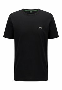 BOSS TEE CURVED - T-shirt basic - black