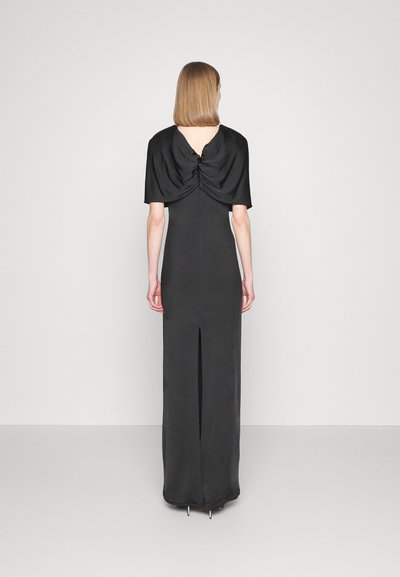 Et Ochs RUCHED CAPELET GOWN - Dzsörzéruha - black