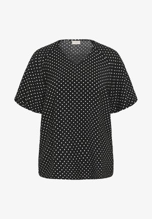 Kaffe Curve GINA - Bluse - black chalk dot