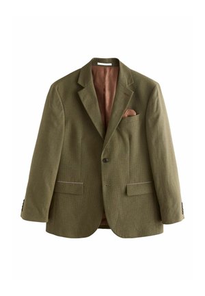 REGULAR FIT TRIMMED PUPPYTOOTH - Sakko - green