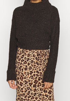 Strickpullover - dark brown