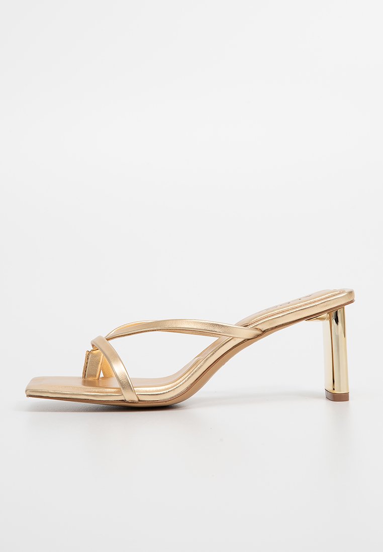 ALDO Muiltjes met hak goudkleurig ALDO Muiltjes met hak goudkleurig
