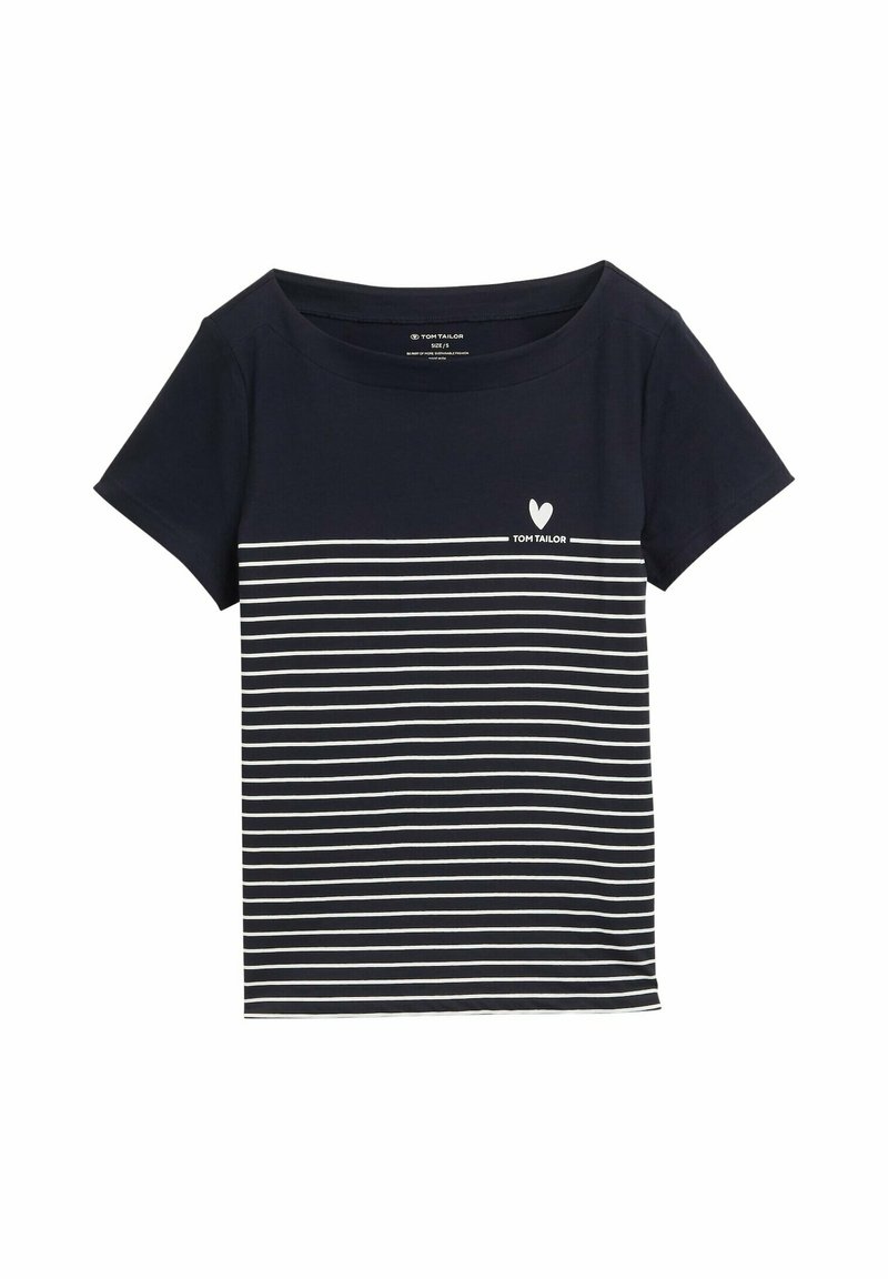 Tom Tailor T-shirt print donkerblauw Tom Tailor T-shirt print donkerblauw