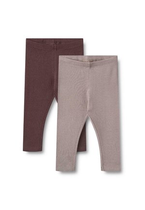 2 PACK - Leggings - purple fudge