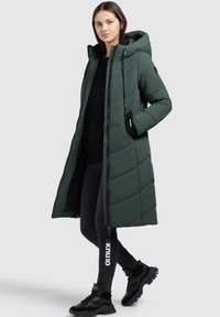 khujo ARIBAY4 PEACHED - Cappotto invernale - blaugrün