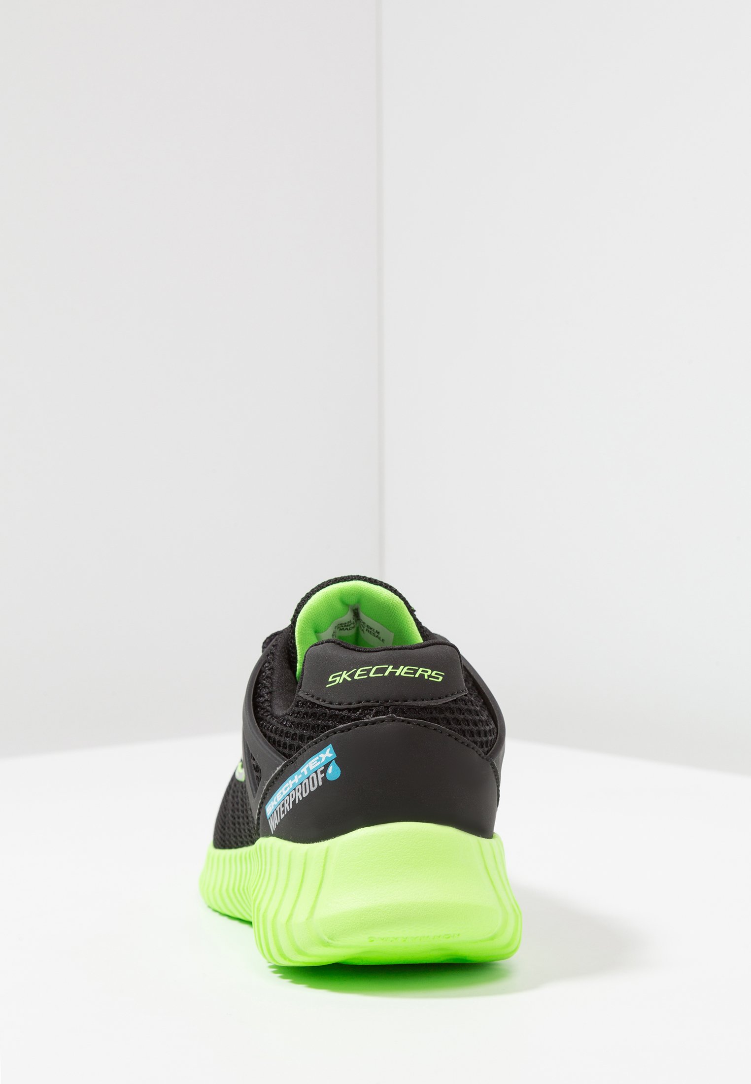 skechers elite trainers black