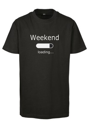 WEEKEND LOADING 2.0 - Print T-shirt - black