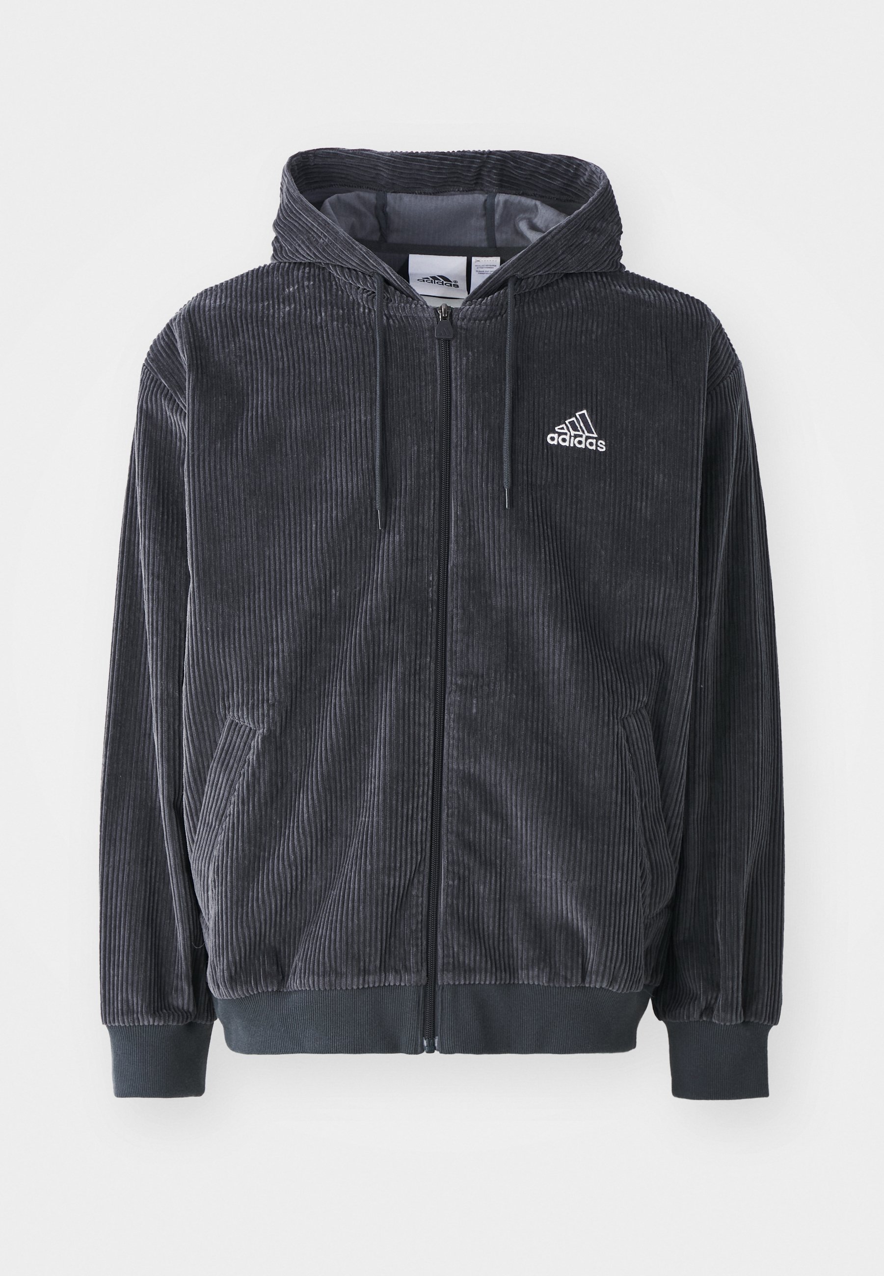 adidas Originals HOODIE - Leichte Jacke - carbon/dunkelgrau