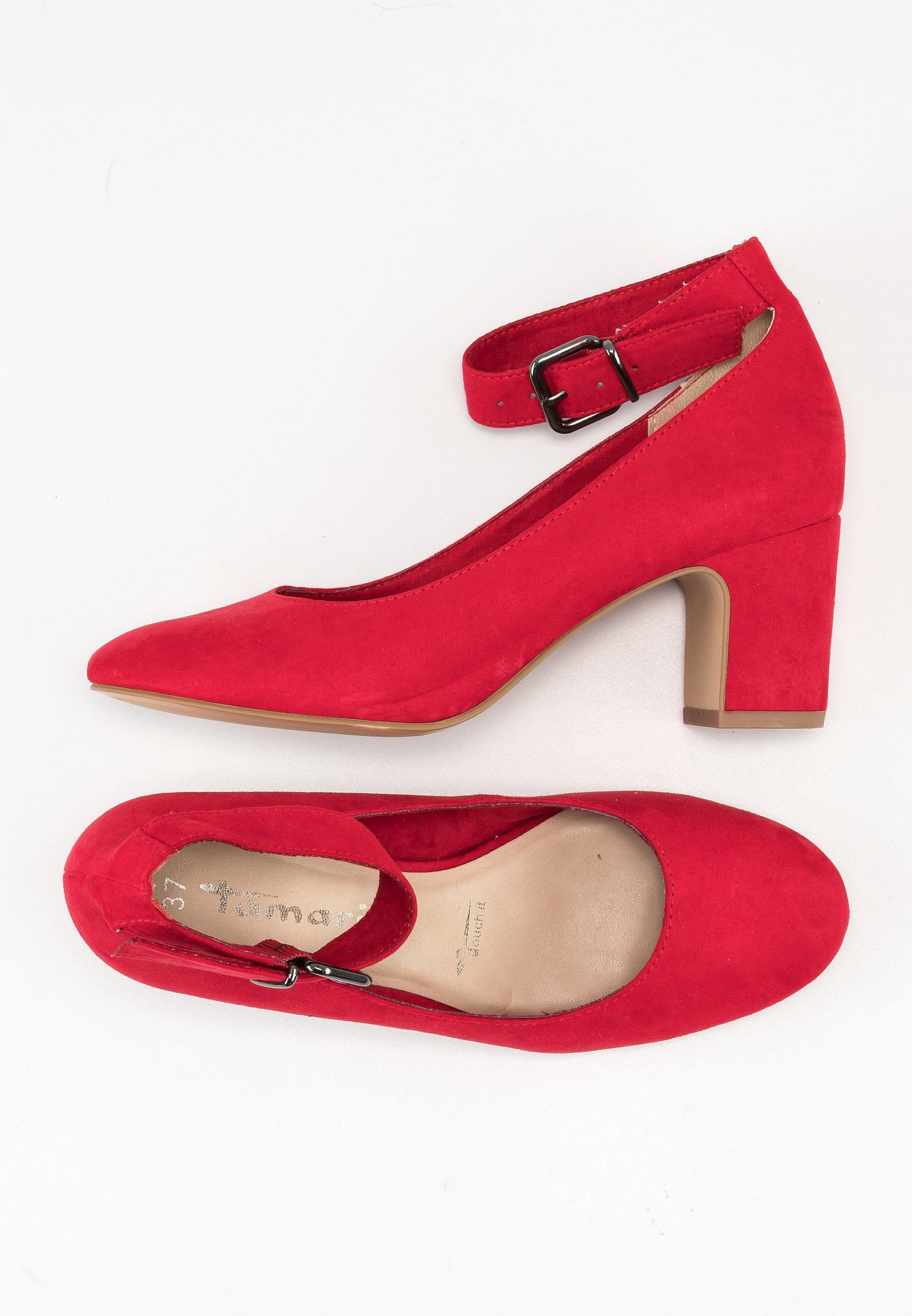 Peep Toe Escarpins Rouge Tamaris Tamaris Escarpins Red/rouge