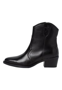 Unselected, black leather