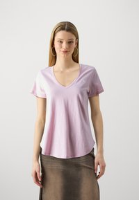 Abercrombie & Fitch ICON V NECK 5 PACK - T-shirt basique - white/navy/black/green/pink