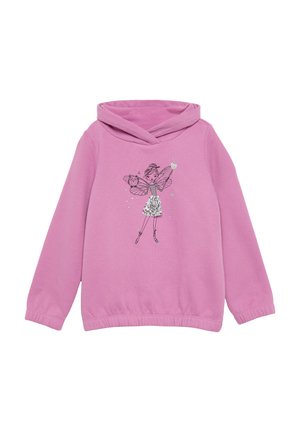 PAILLETTEN APPLIKATION INSIDE BRUSHED - Hoodie - pink