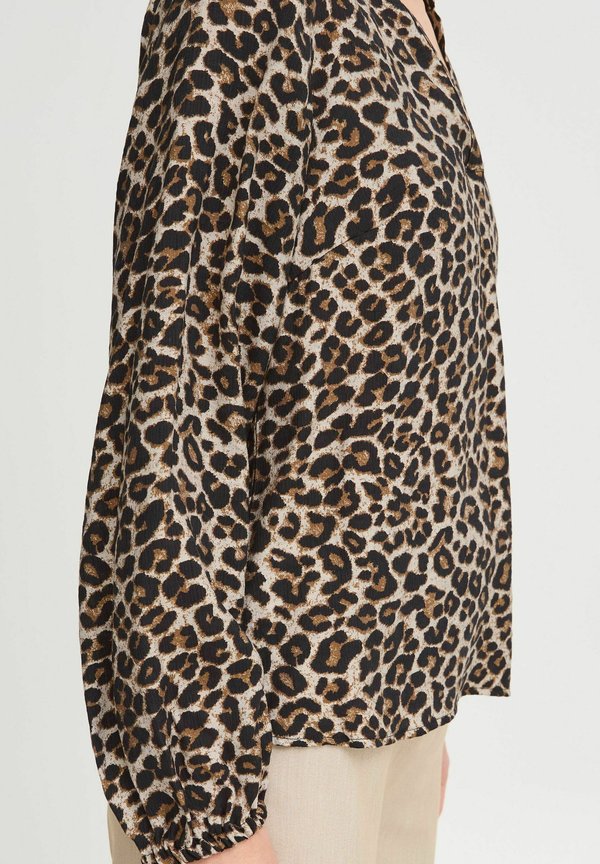 HINVA - Blouse - coffee liqueúr mix4