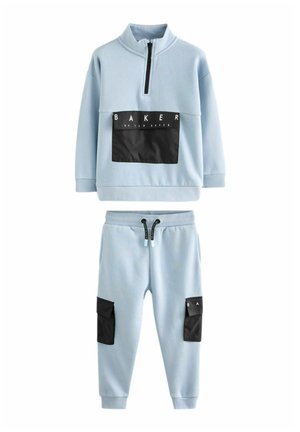 Baker by Ted Baker FUNNEL ZIP NECK AND JOGGERS SET- REGULAR FIT - Melegítő - blue