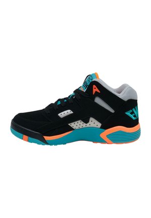 Sneakers laag - black teal orange