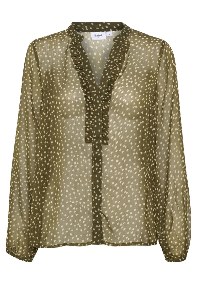 Saint Tropez Blouse donkergroen