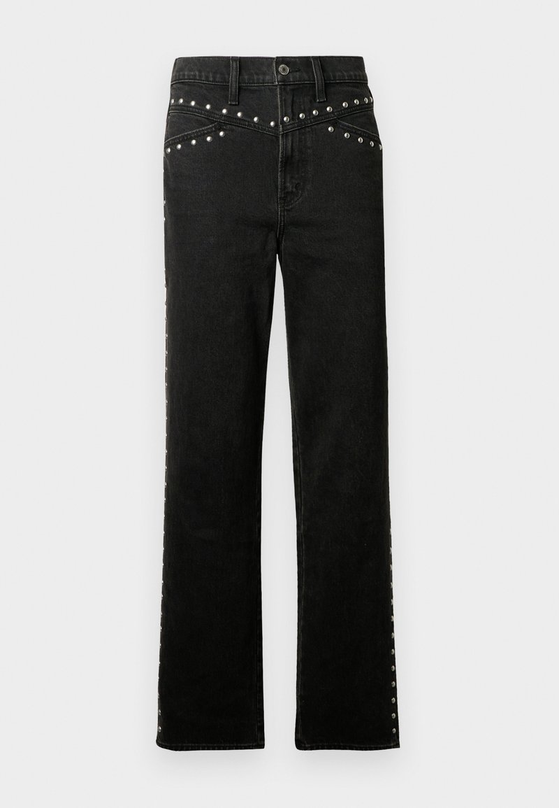 Abercrombie & Fitch Straight leg jeans zwart denim/blackdenim