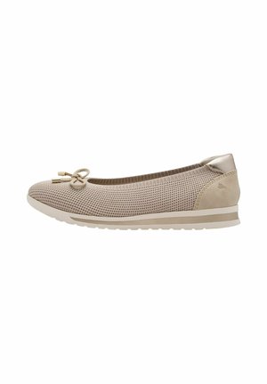Jana BALLERINA - Ballerinasko - beige/gold-coloured