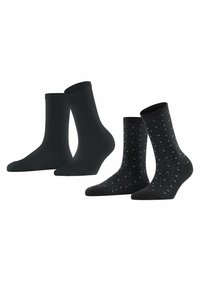 Esprit PLAYFUL DOT 2-PACK - Sokken - black