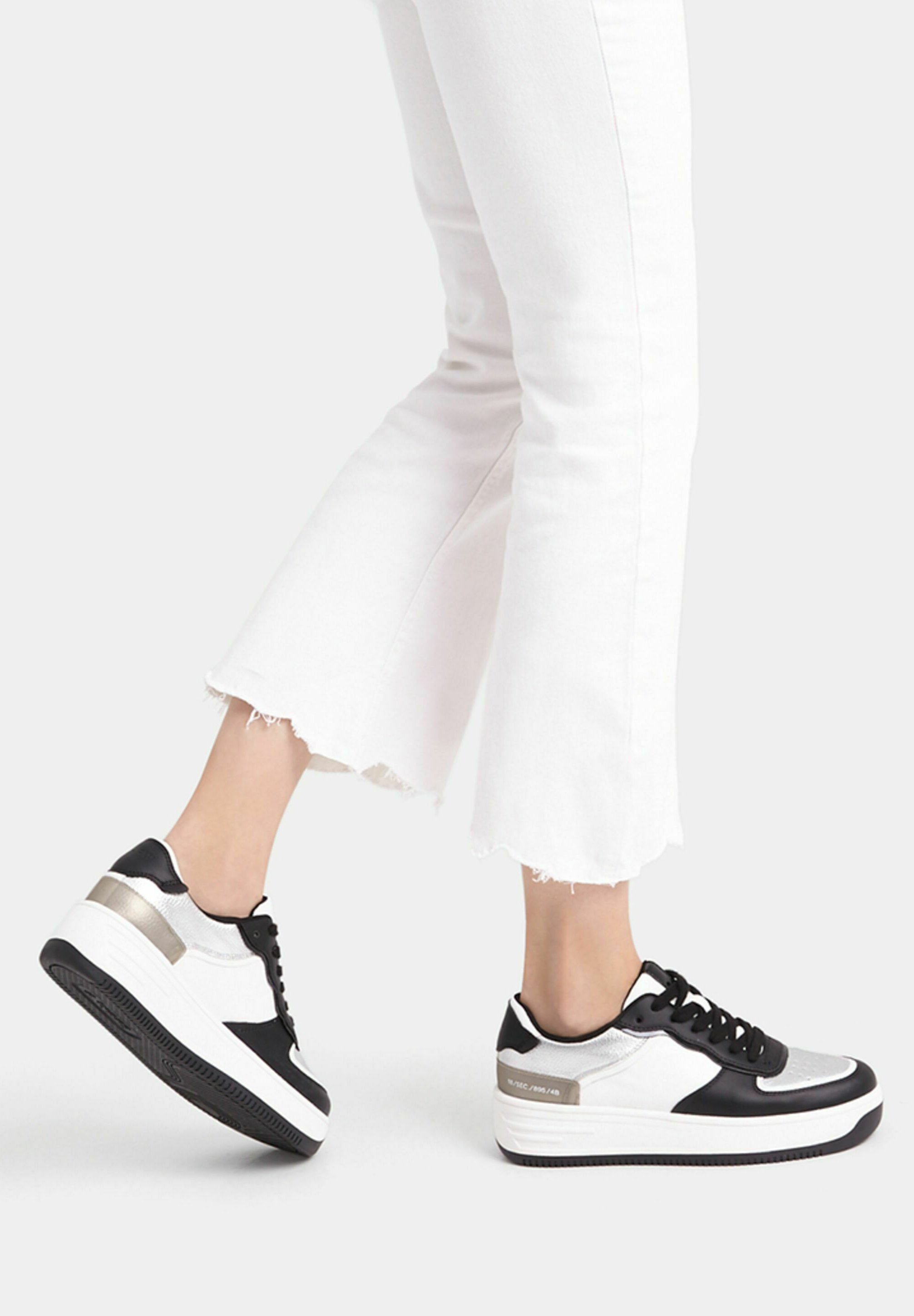 Bershka KOMBINIERTE MIT PRÄGUNG - Sneakers laag -  multi-coloured/meerkleurig - Zalando.nl