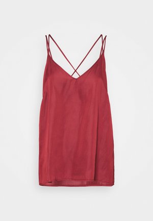 SPAGHETTI STRAP CAMI - Top - wine