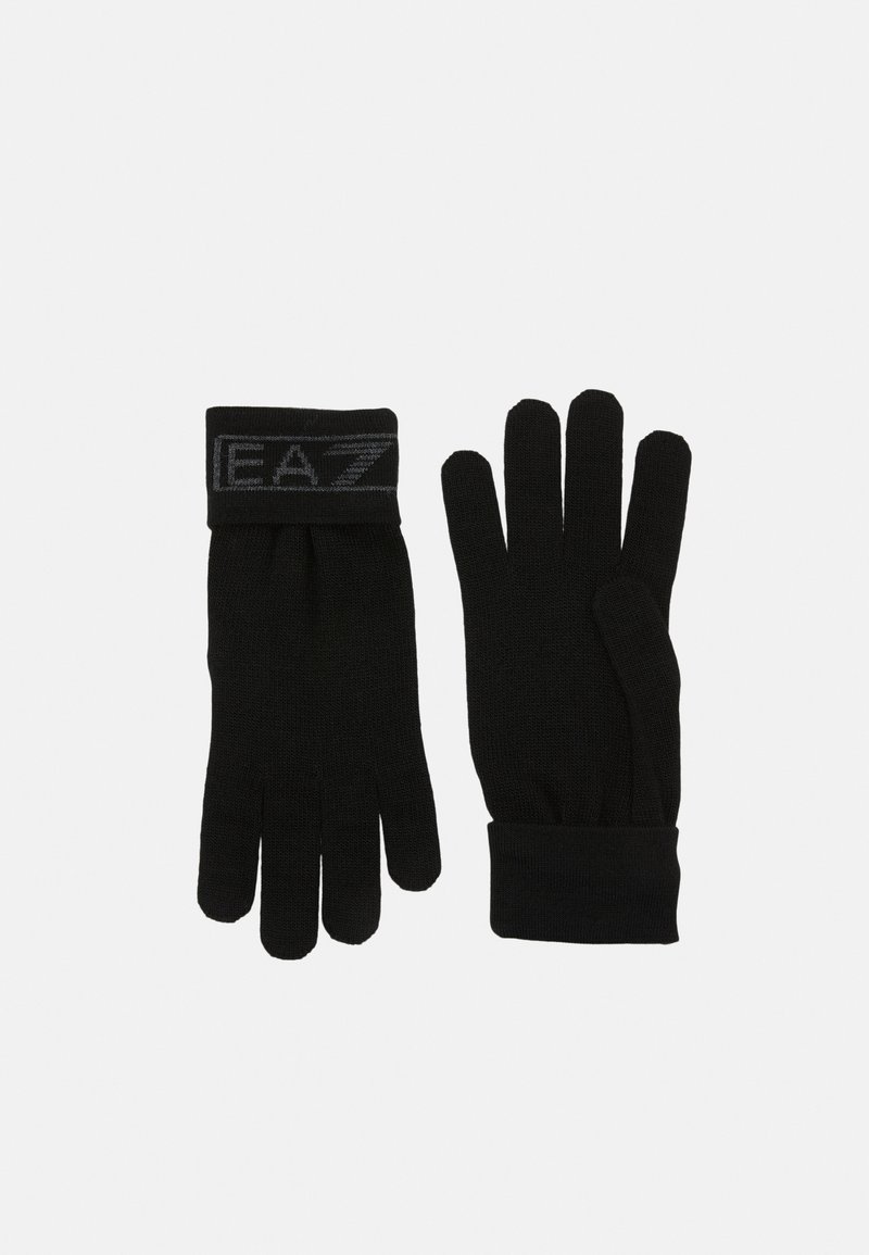EA7 Emporio Armani CORE MANS GLOVES Gloves black Zalando.co.uk