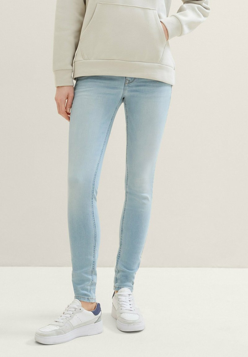 TOM TAILOR DENIM TTJONA - Skinny džíny - clean light stone blue denim
