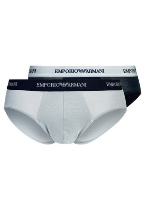 Emporio Armani 2 PACK - Figi - blue/grey