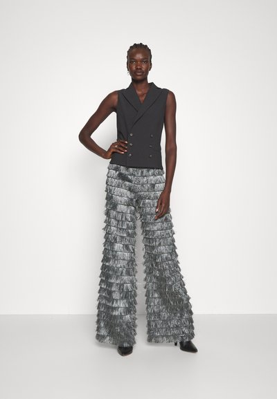 Alberta Ferretti TROUSERS - Pantalon classique - grey