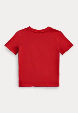 Polo Ralph Lauren, COTTON JERSEY CREWNECK TEE - Lihtne T-särk - red