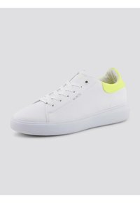 TOM TAILOR Sneaker low - white-neon-yellow