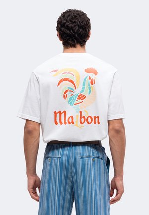 Malbon BERMUDA ROOSTER TEE - T-shirt print - white