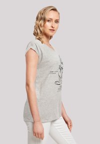 F4NT4STIC LOONEY TUNES BUGS BUNNY  BELLY - T-shirts med print - heather grey
