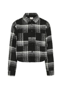 KALILY - Allvädersjacka - black white check